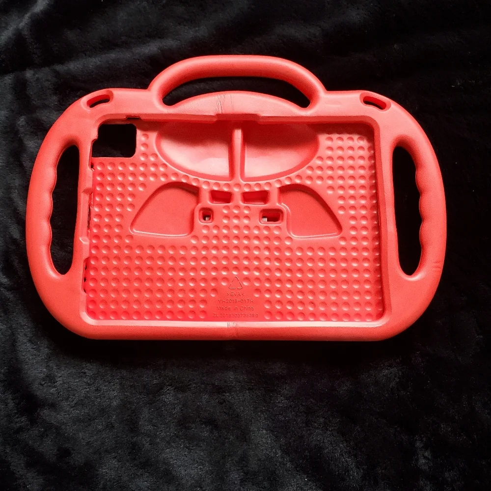 2/$25 Red Kids iPad Tablet Protector Case With Stand